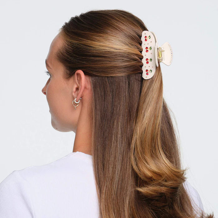 Sweetheart Hair Claw Clip in Cherry Pie