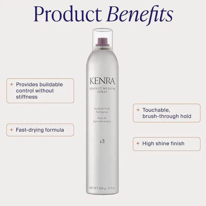 Perfect Medium Hold Hairspray 13