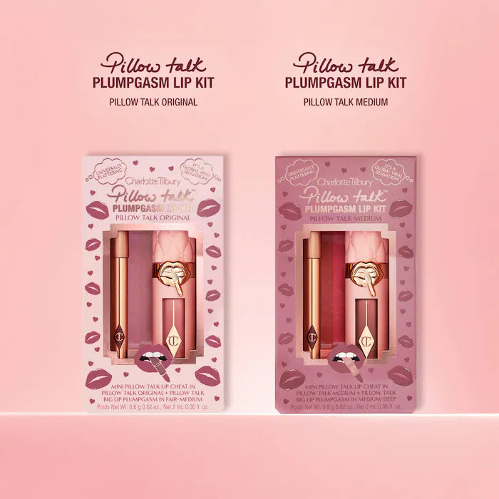 Mini Pillow Talk Plumpgasm Lip Liner and Lip Gloss Set