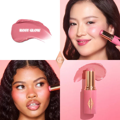 Unreal Lip + Cheek Glow Blush Stick with Hyaluronic Acid
