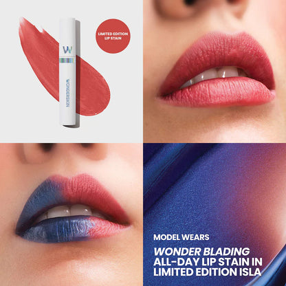Holiday Lip Stain and Lip Liner Trio Makeup Gift Set