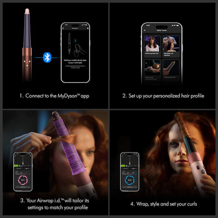 Limited Edition Airwrap ID Multi-styler™ for Straight to Wavy Hair in Plum and Copper