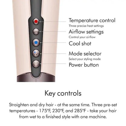 Limited Edition Airstrait™ Wet-to-Dry Straightener in Plum and Copper