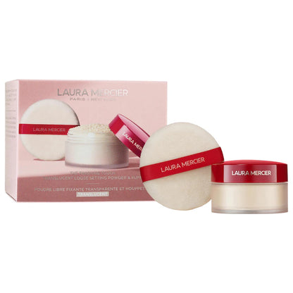 The Finishing Touch Translucent Loose Setting Powder & Velour Puff Gift Set