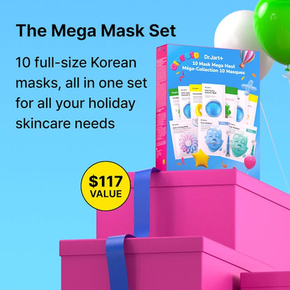Assorted 10 Mask Mega Haul Holiday Gift Set