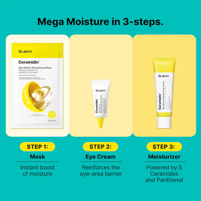 Mega Moisture Moment Kit: Ceramidin Skin Barrier Holiday Gift Set