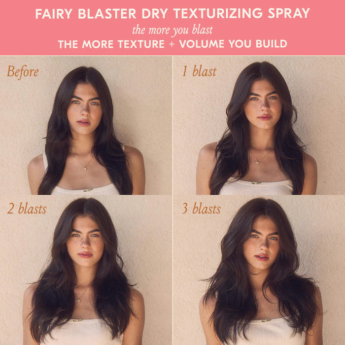 Cactus Fruit 3-in-1 Styling Cream, Mini Fairy Blaster + Prickly Pear Oil Set