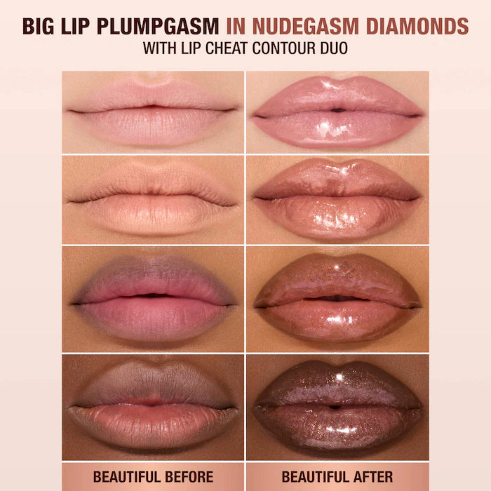 Mini Big Lip Plumpgasm Plumping Lip Gloss Trio Makeup Gift Set