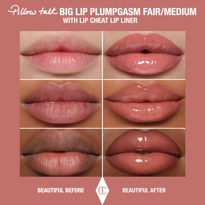 Mini Big Lip Plumpgasm Plumping Lip Gloss Trio Makeup Gift Set