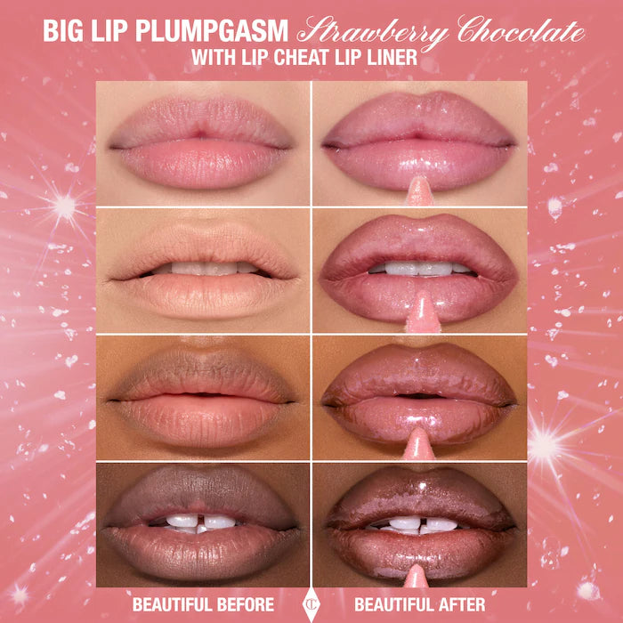 Mini Big Lip Plumpgasm Plumping Lip Gloss Trio Makeup Gift Set