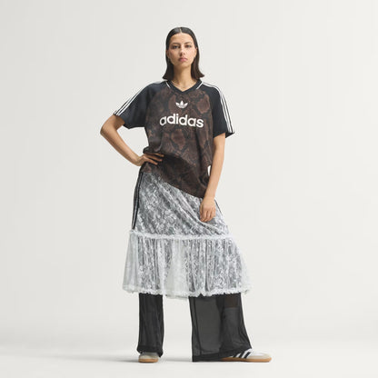 SNAKE PRINT SATIN JERSEY