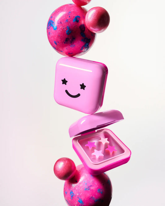 hydro-stars + big pink Pimple Patches