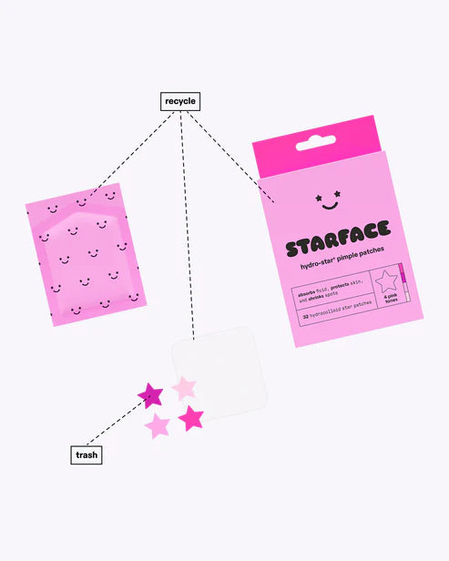 Hydro-stars Pink Pimple Patches