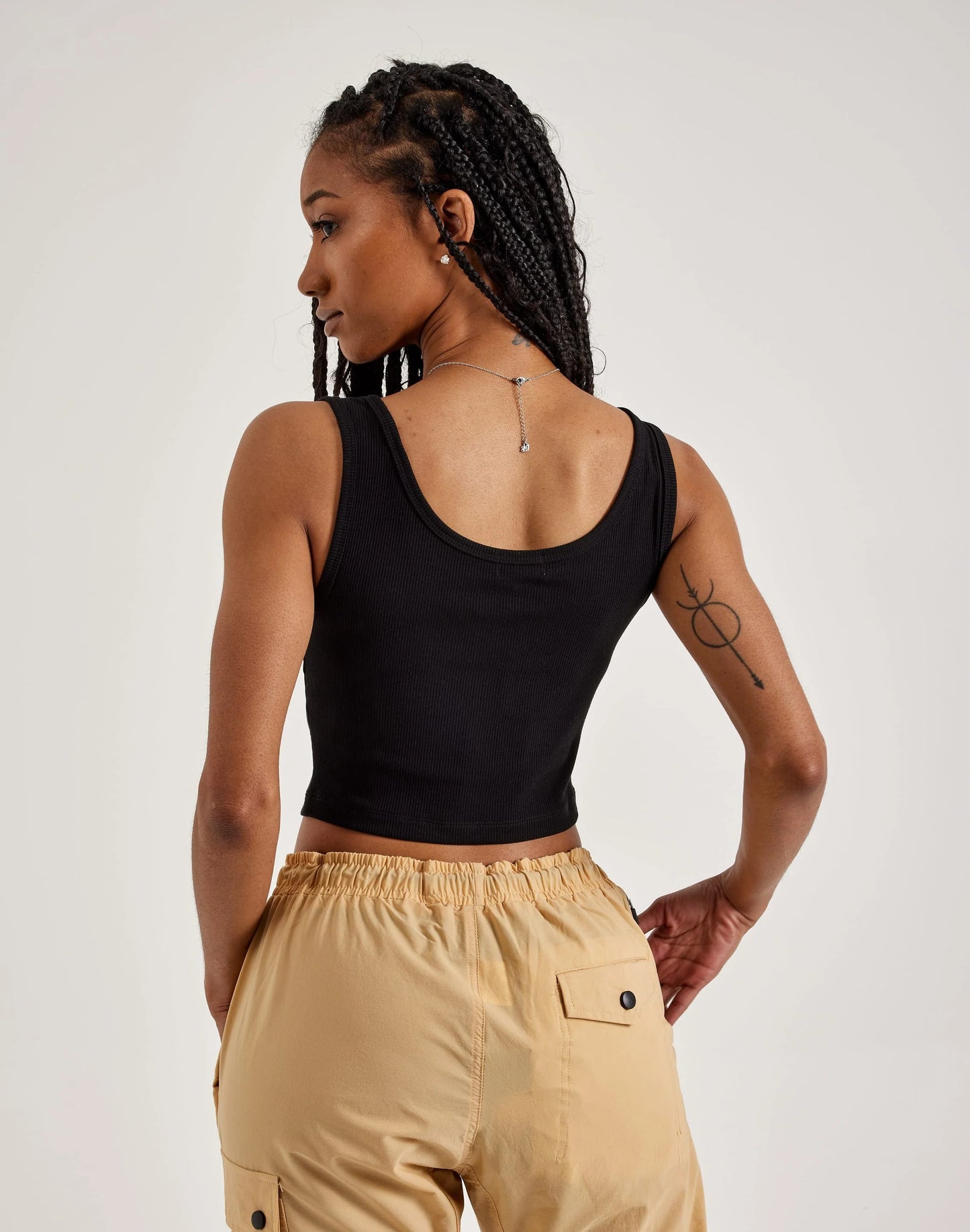 True Religion Logo Crop Top